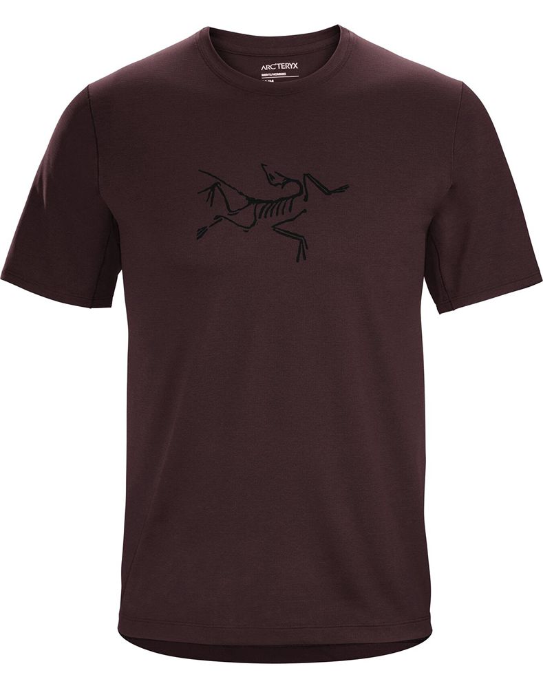 Arc'teryx Cormac Logo SS T-Shirt Mens - Purple