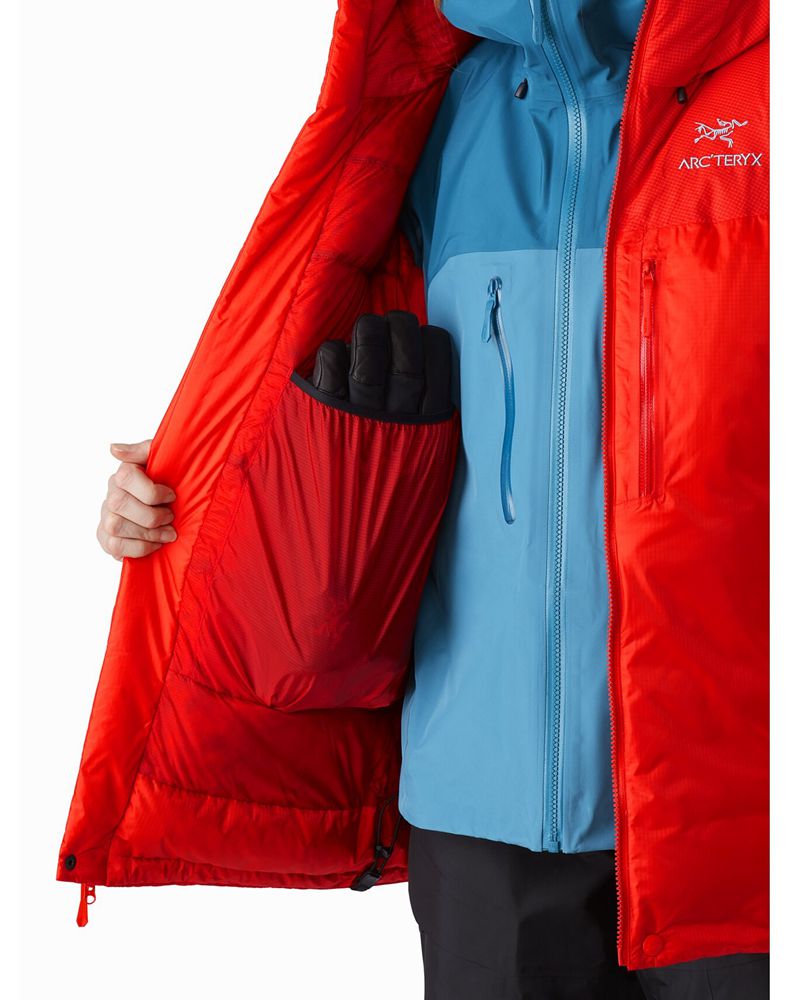 Arc'teryx Alpha Parka Womens - Red