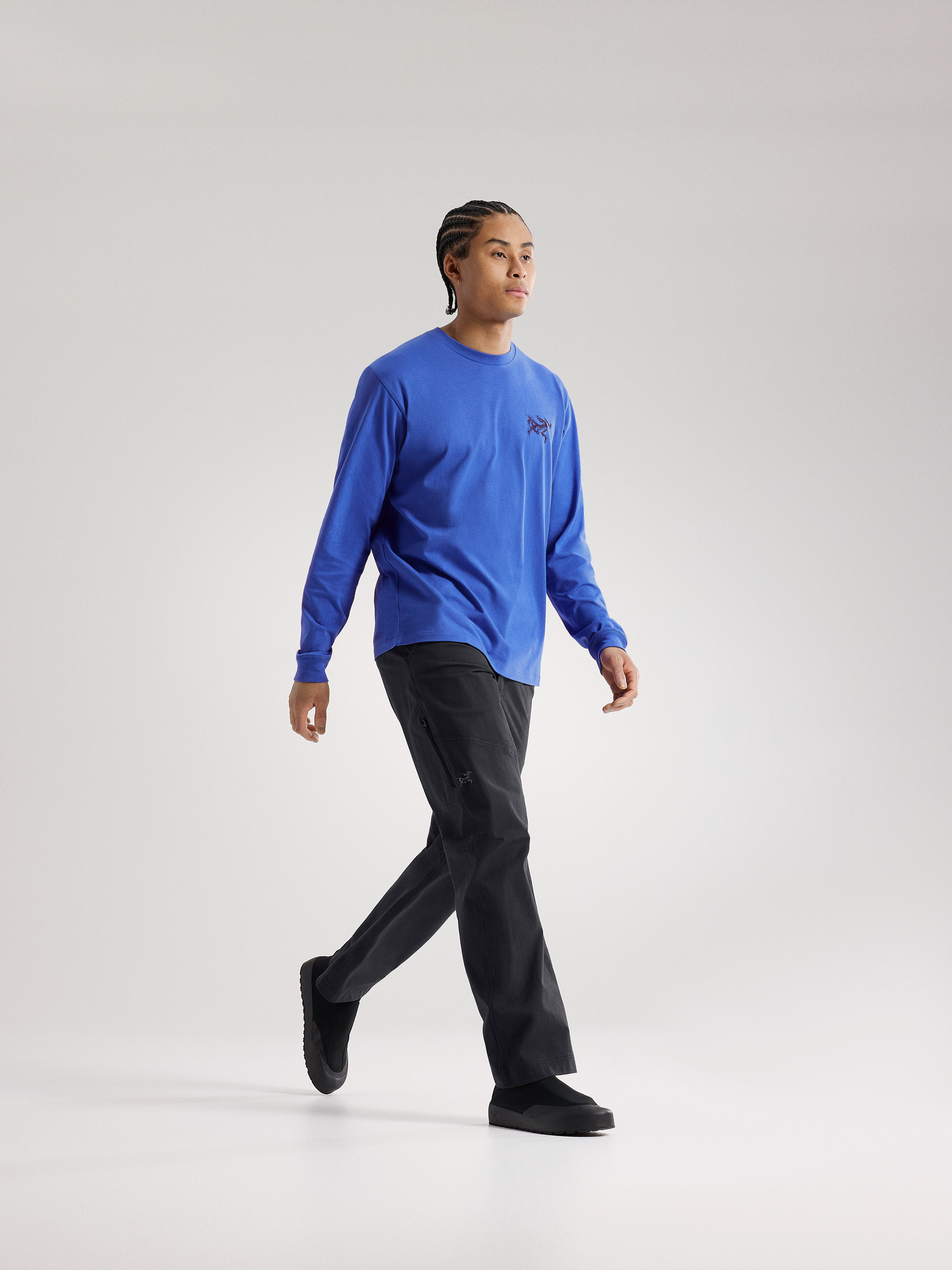 Kragg SL Cotton Bird Tile Shirt LS Men's