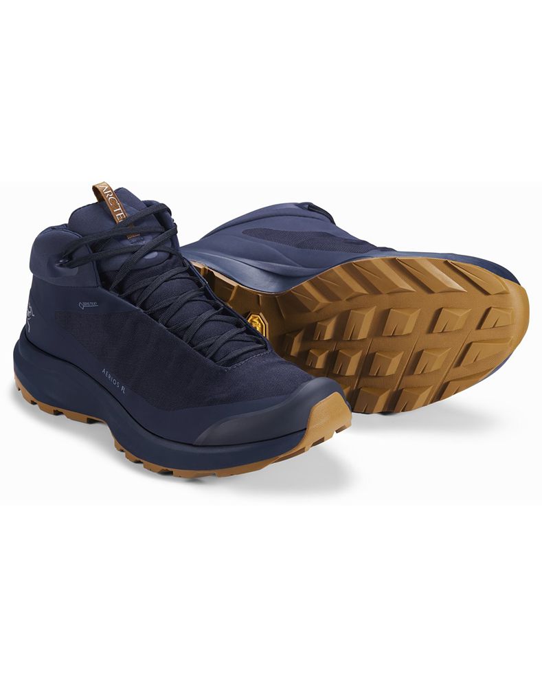 Arc'teryx Aerios FL Mid GTX Hiking Shoes Mens - Blue