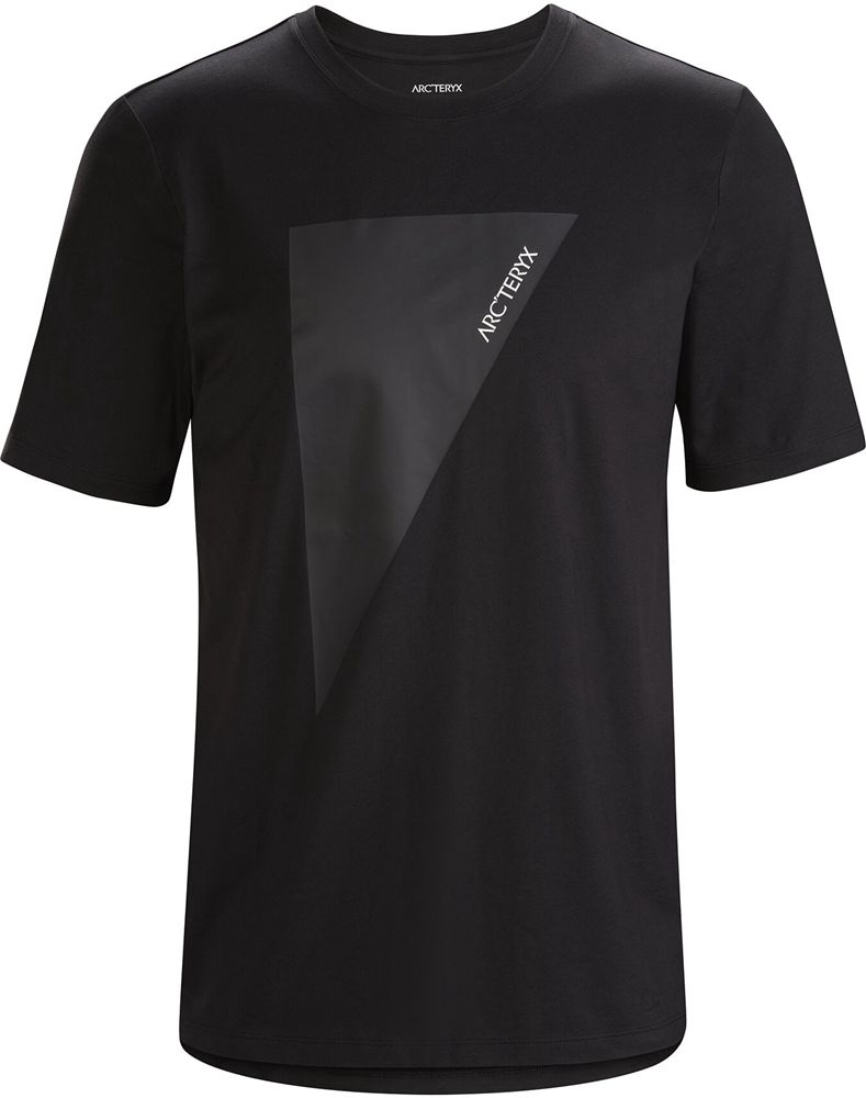 Arc'teryx Arc'postrophe Word T-Shirt Mens - Black