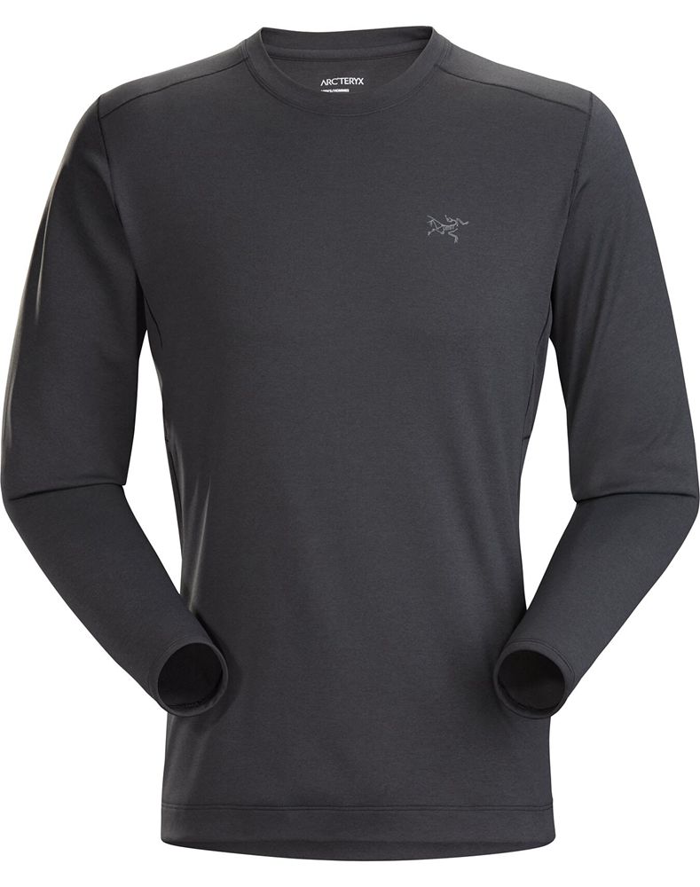 Arc'teryx Motus AR Crew LS Fleece Mens - Black