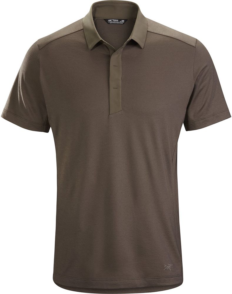 Arc'teryx A2B SS Polo Shirt Mens - Brown