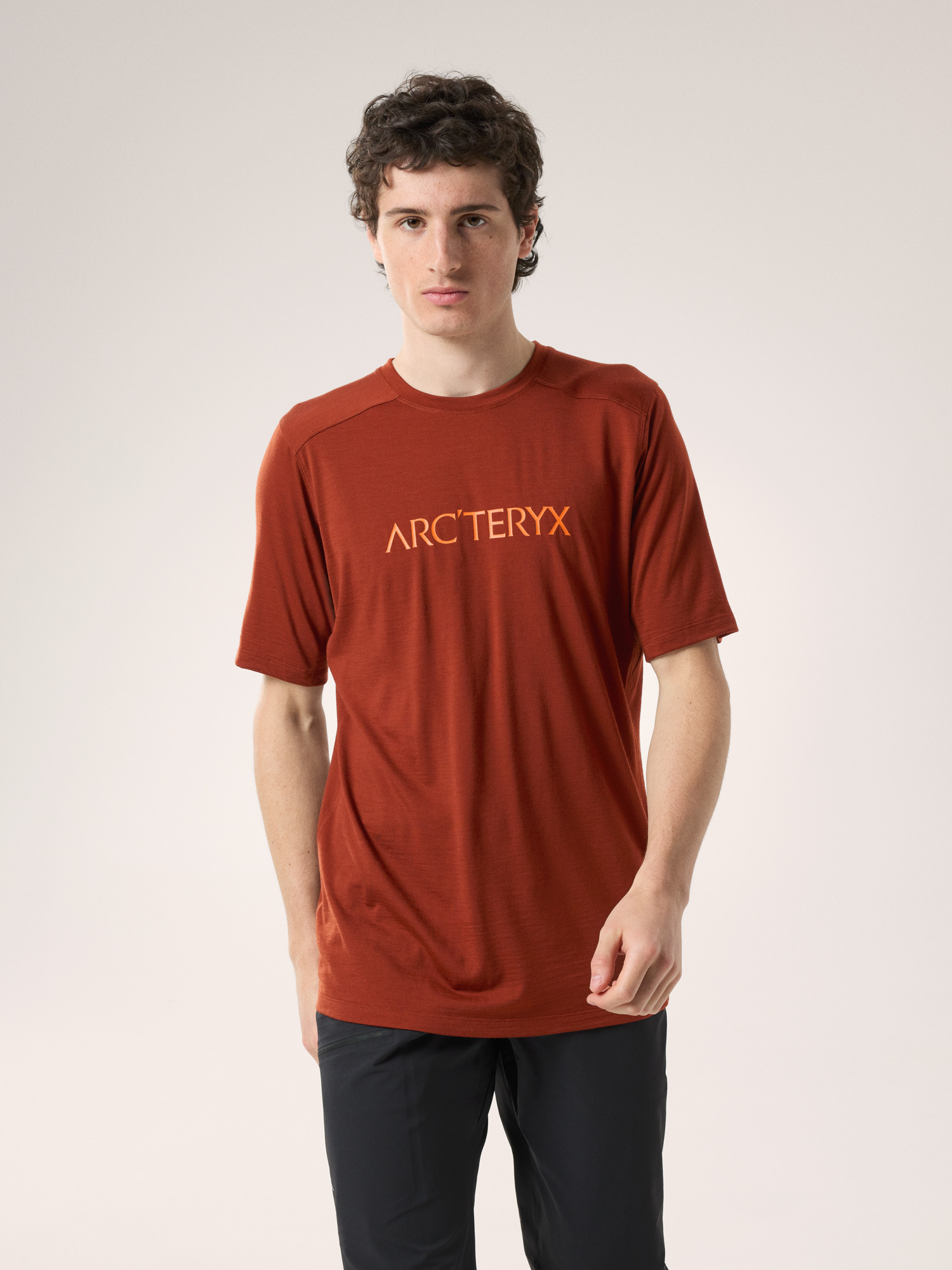 Ionia Merino Wool Arc'Word Logo Shirt SS Men's