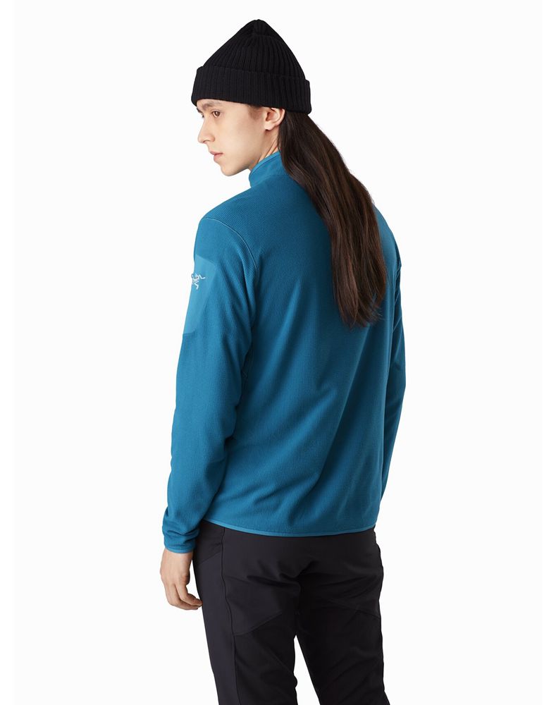 Arc'teryx Delta LT Zip Neck Pullover Mens - Blue