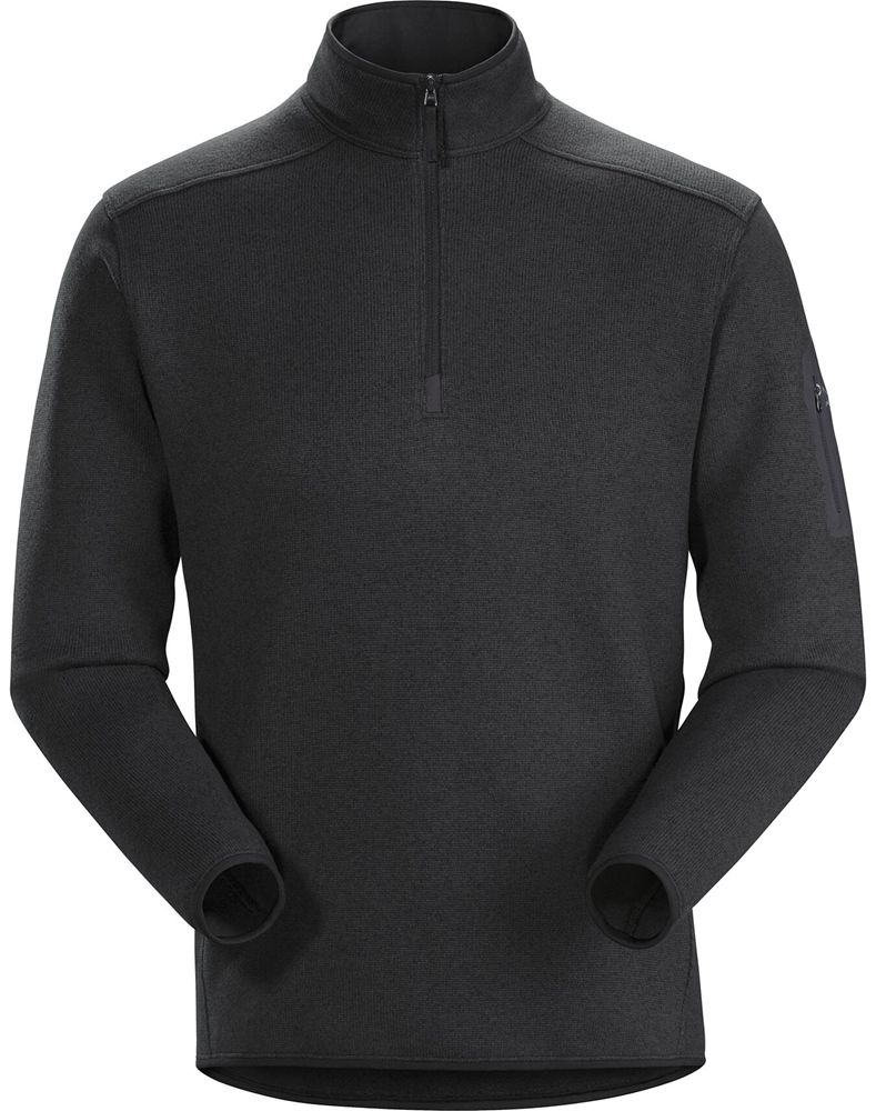 Arc'teryx Covert 1/2 Zip Neck Fleece Mens - Black