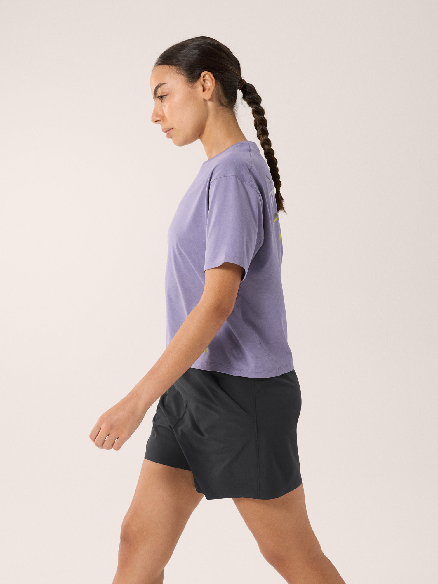 Taema Crop Logo T-Shirt Women's