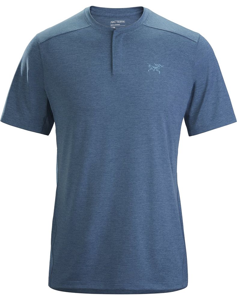 Arc'teryx Kadem Henley SS T-Shirt Mens - Blue