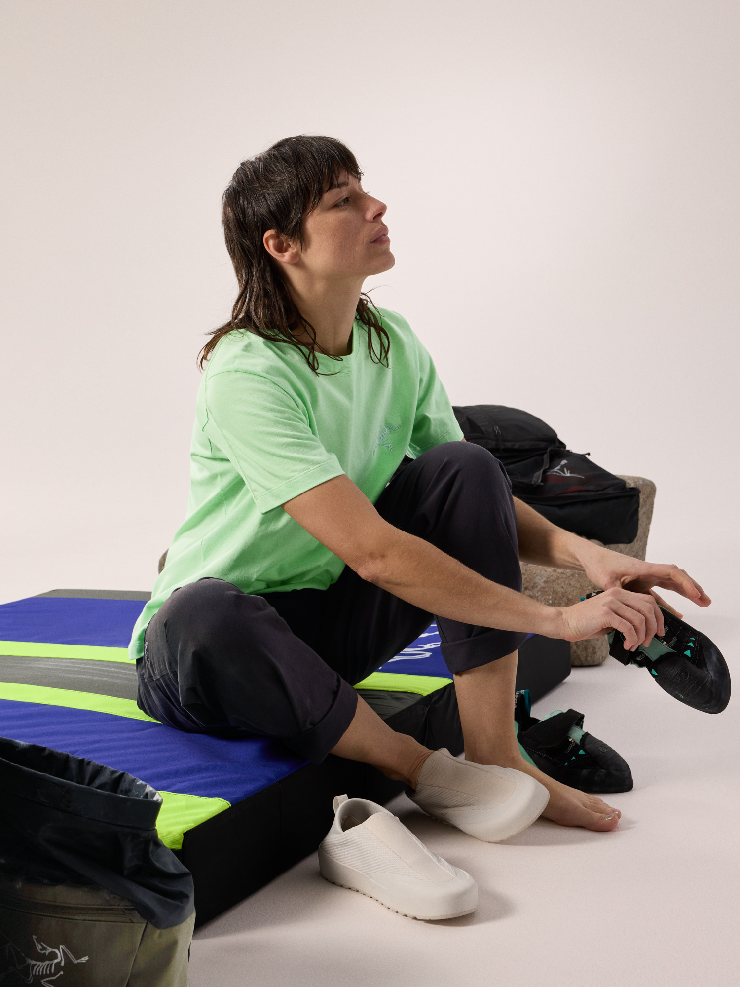 Kragg Cotton Little Bird Crew Shirt SS Women's