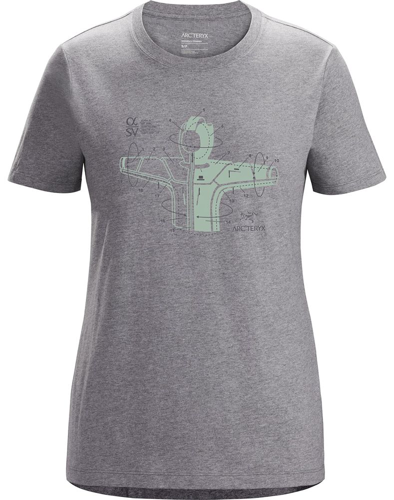 Arc'teryx Arc'hive T-Shirt Womens - Grey