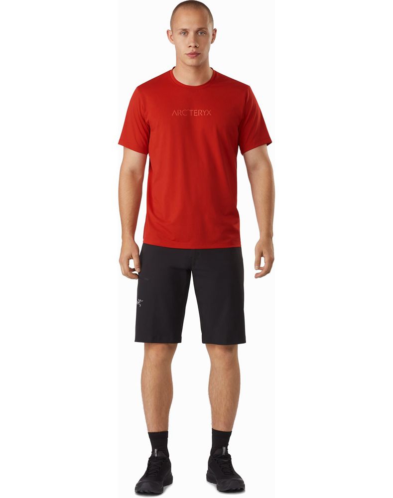 Arc'teryx Remige Word SS T-Shirt Mens - Red