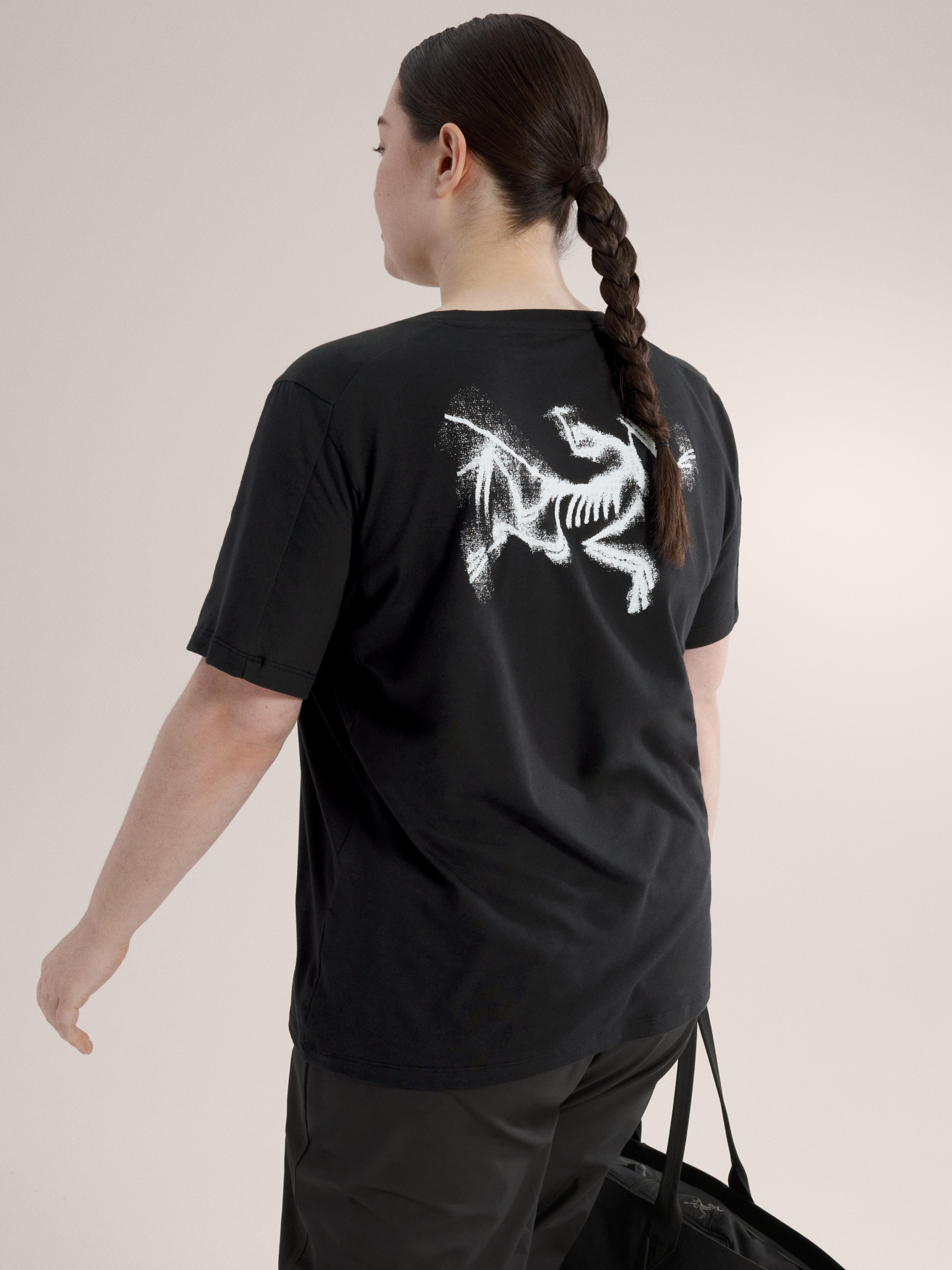 Kragg SL Cotton Blurred Bird Crew Shirt SS Women's