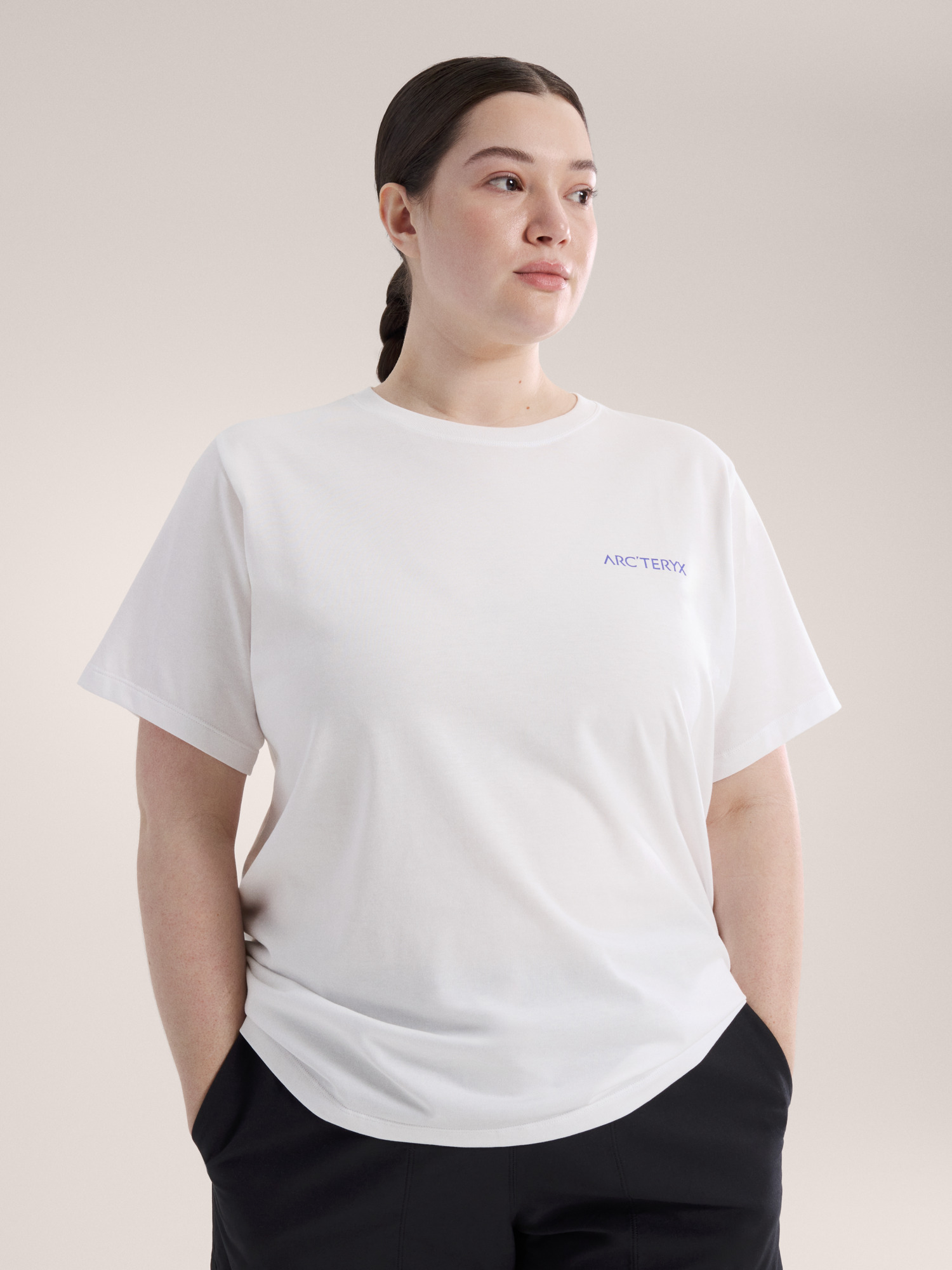 Kragg SL Cotton Blurred Bird Crew Shirt SS Women's