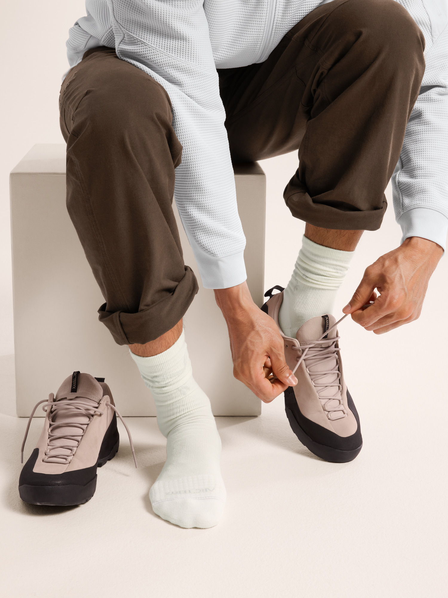 Merino Wool Mid Bird Sock