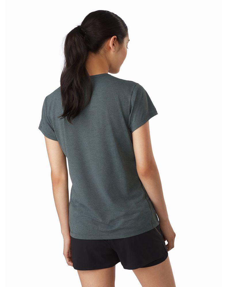 Arc'teryx Quadra Crew Neck SS T-Shirt Womens - Green