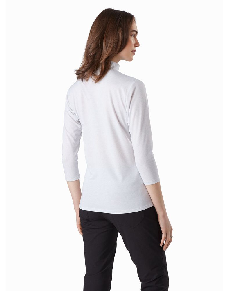 Arc'teryx Lumin Mock Neck Top Womens - Grey