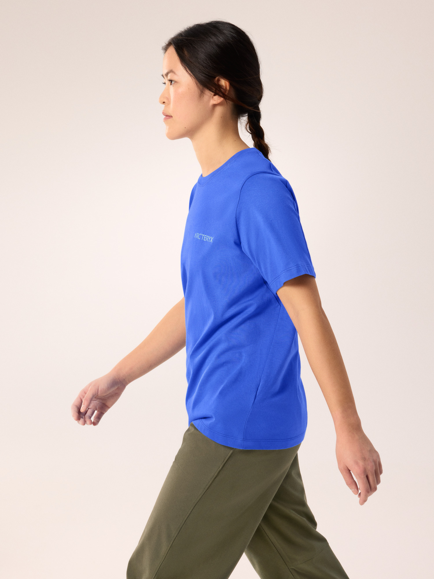 Kragg SL Cotton Blurred Bird Crew Shirt SS Women's