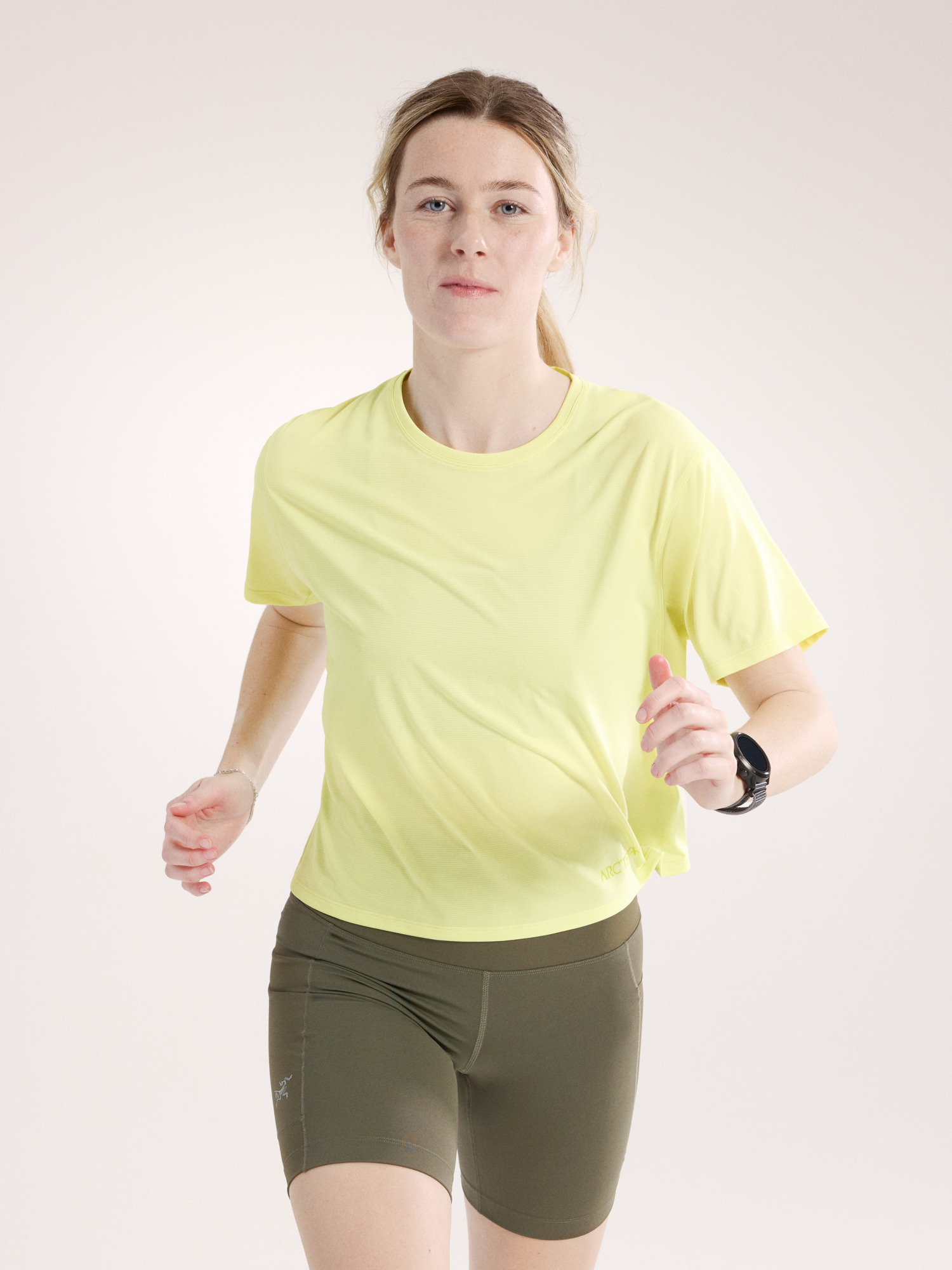 Taema Crop Logo T-Shirt Women's