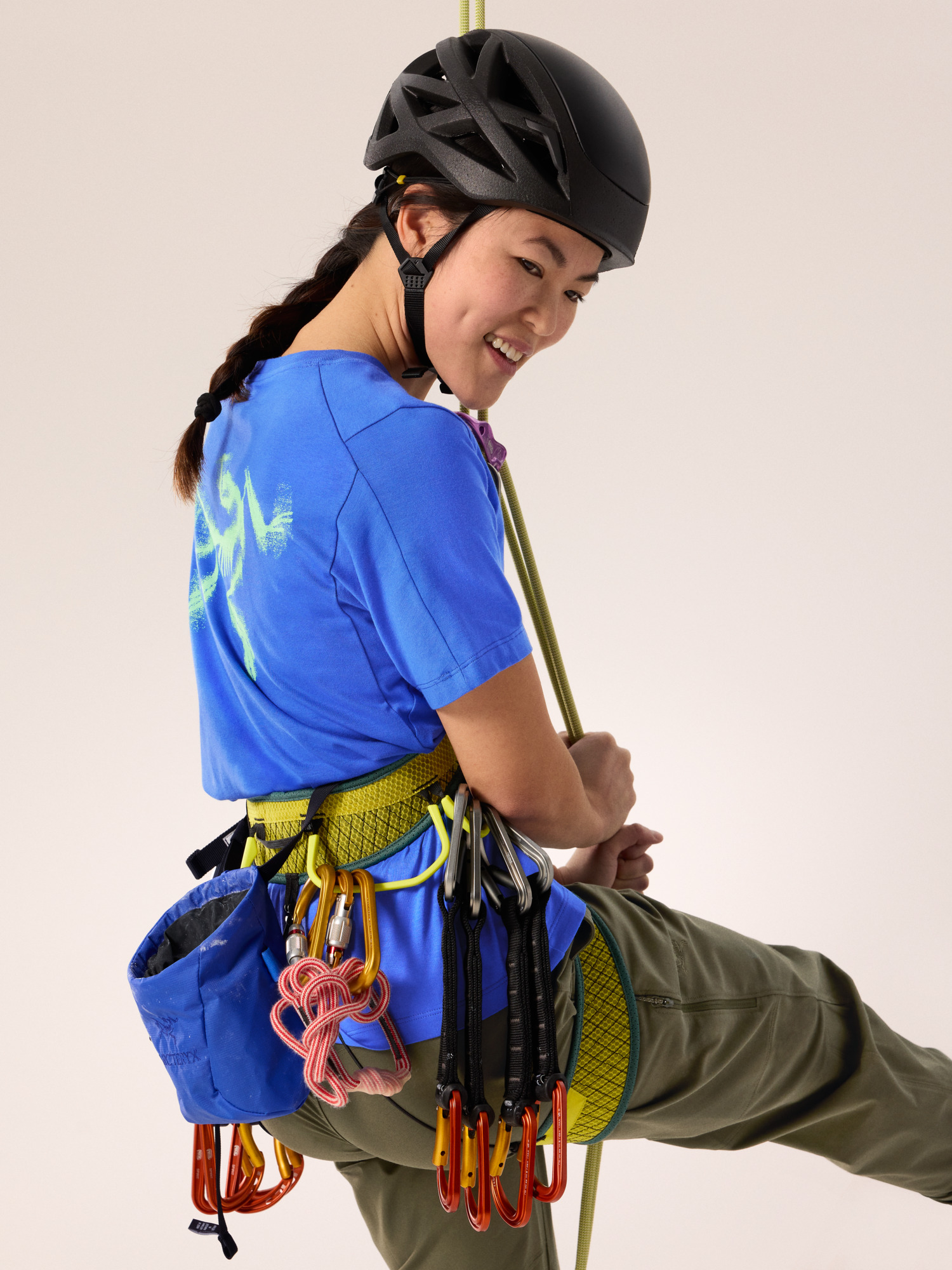 Kragg SL Cotton Blurred Bird Crew Shirt SS Women's