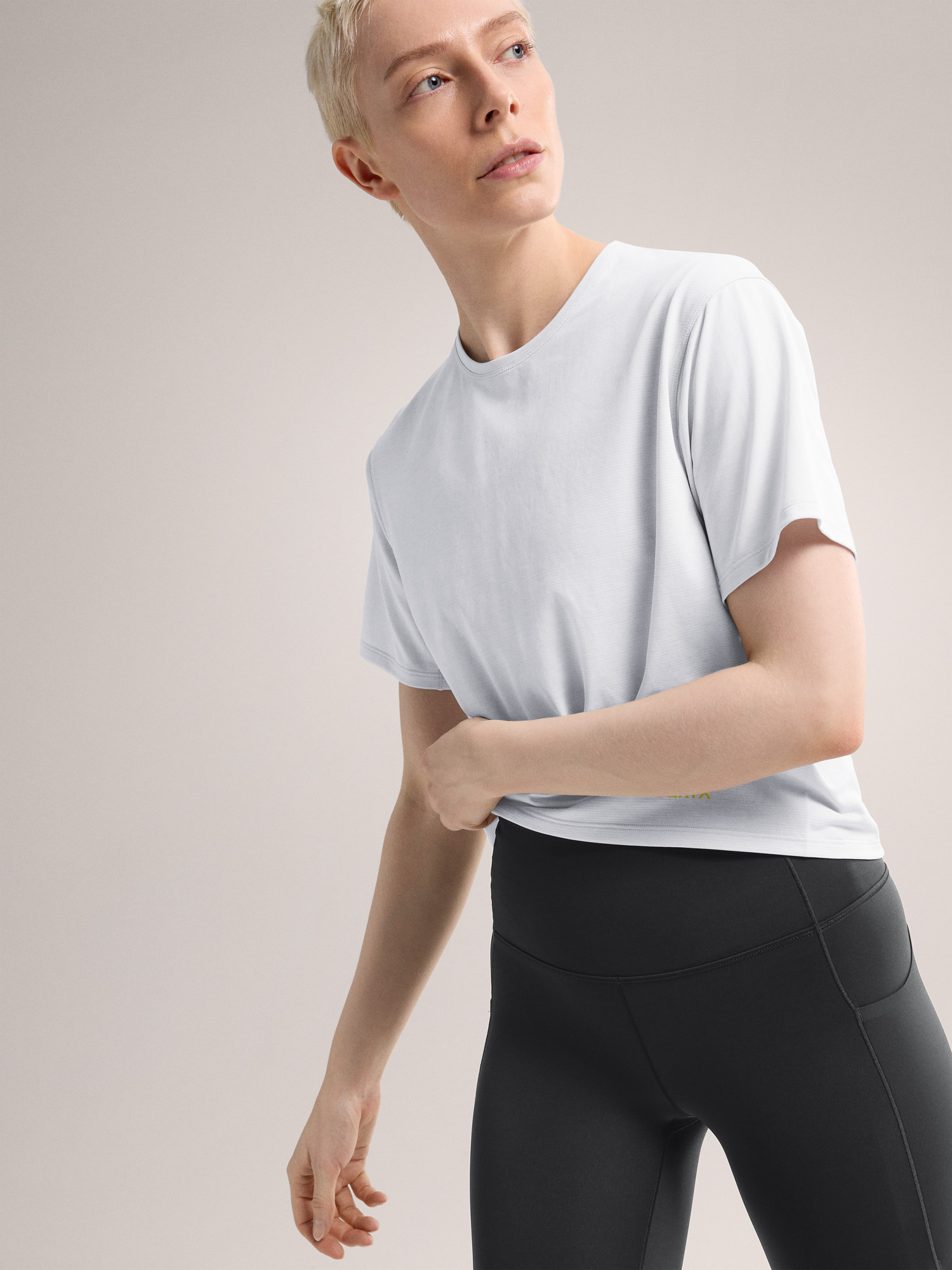 Taema Crop Logo T-Shirt Women's