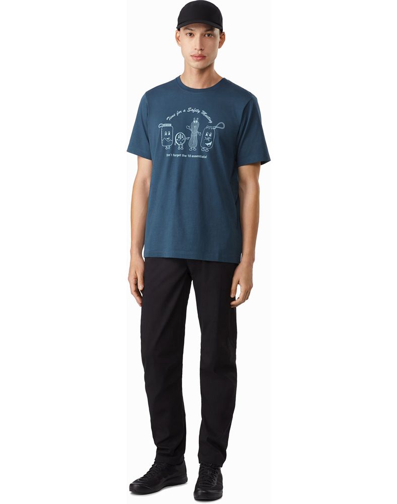 Arc'teryx Safety Meeting T-Shirt Mens - Blue