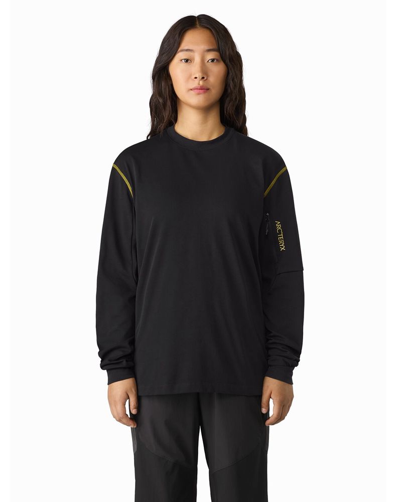 Arc'teryx Copal Bird LS T-Shirt Mens - Black