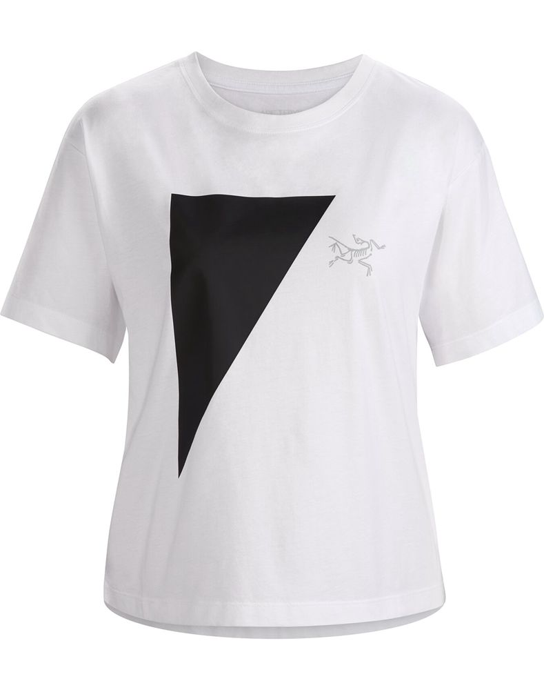 Arc'teryx Arc'postrophe Bird Crop T-Shirt Womens - White