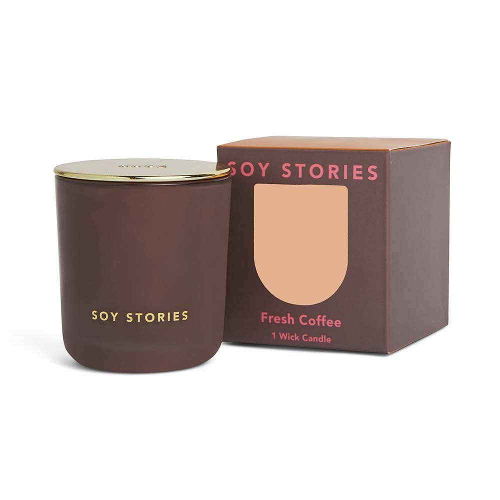 Fresh Coffee 1 Wick Soy Scented Candle