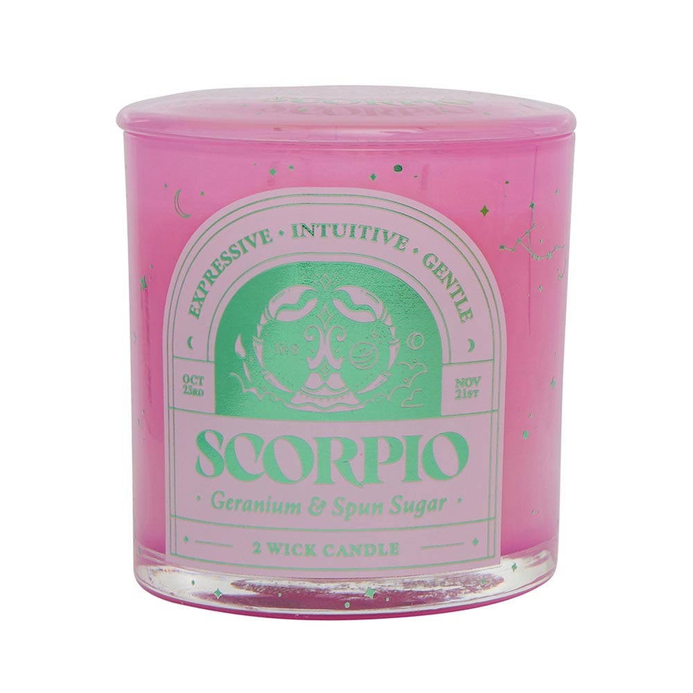 Scorpio 2 Wick Scented Candle