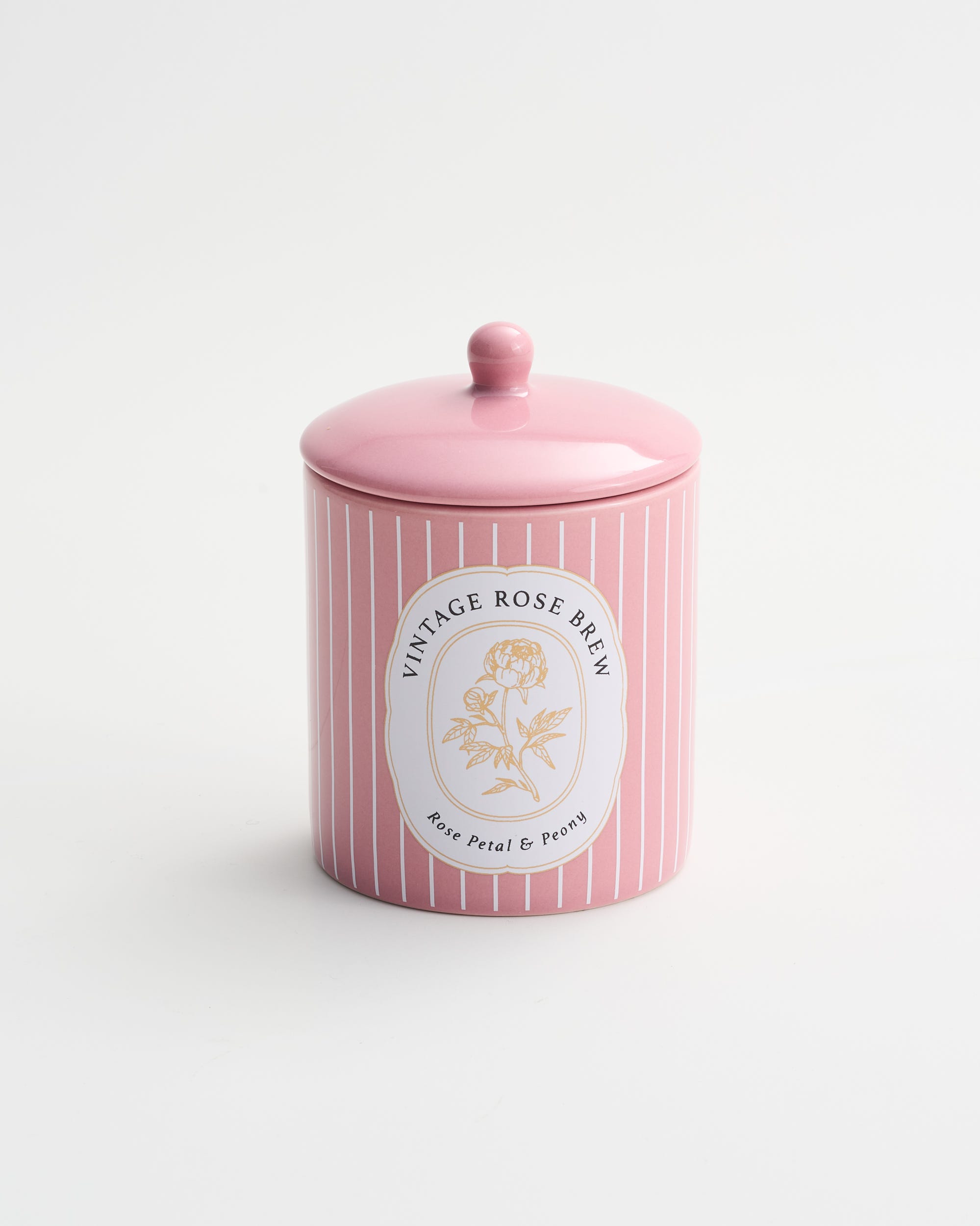 Vintage Rose Brew Ceramic Candle 150g