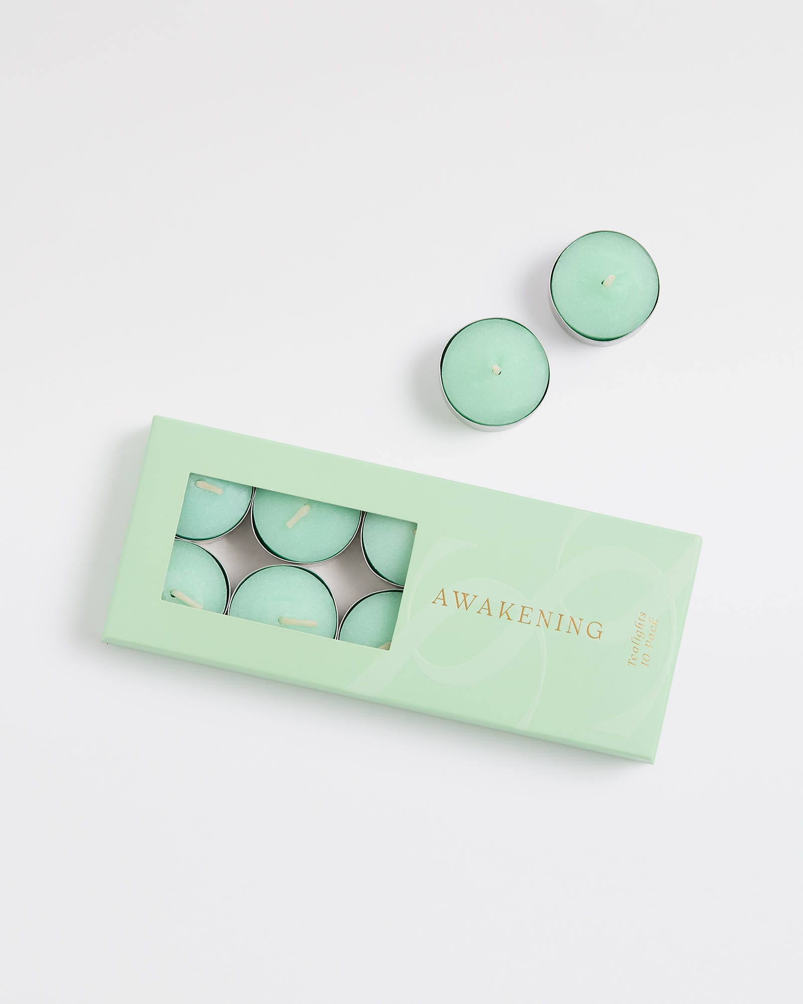 Tangerine & Lime Awakening Scented Tealight Candles (10 Pack)