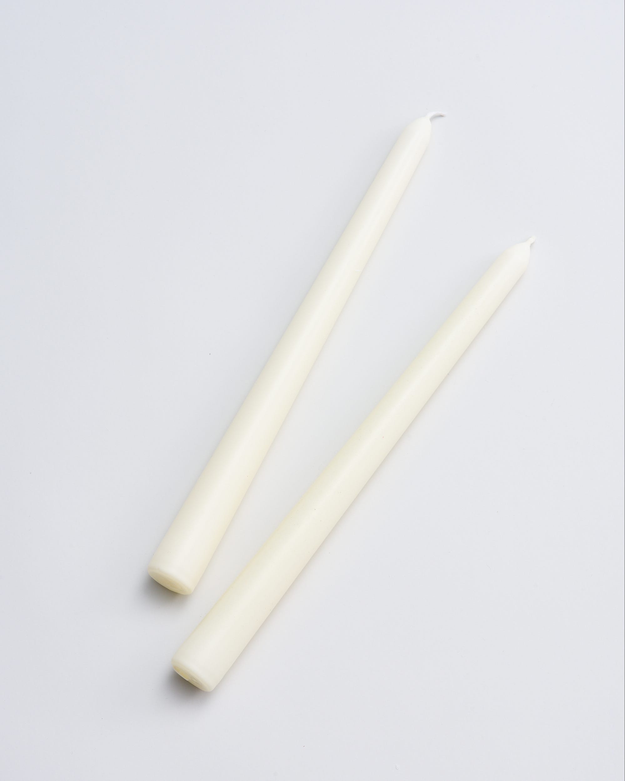 Unscented Taper Candles Ivory 4 Pack
