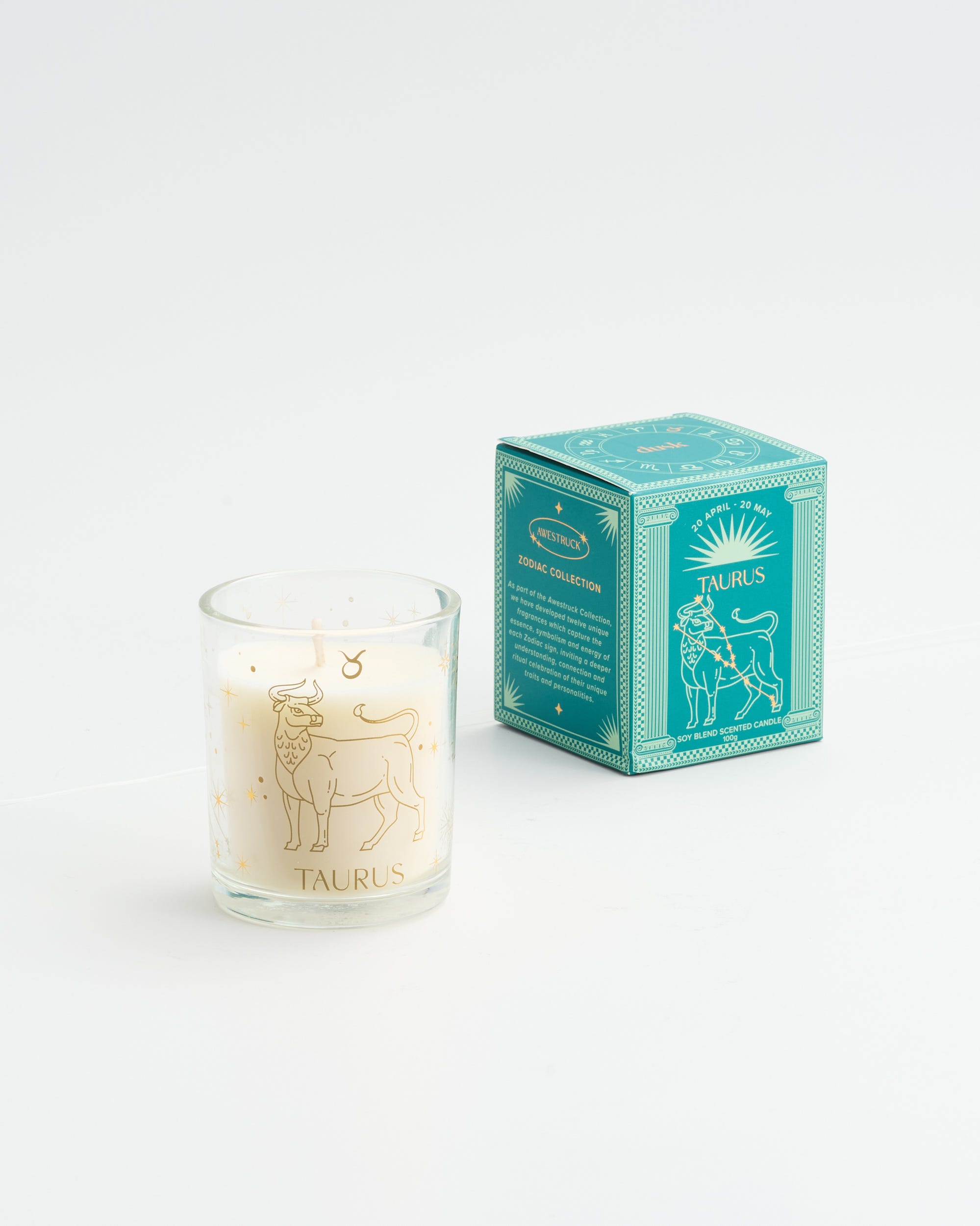 Taurus Soy Blend Scented Candle 100g