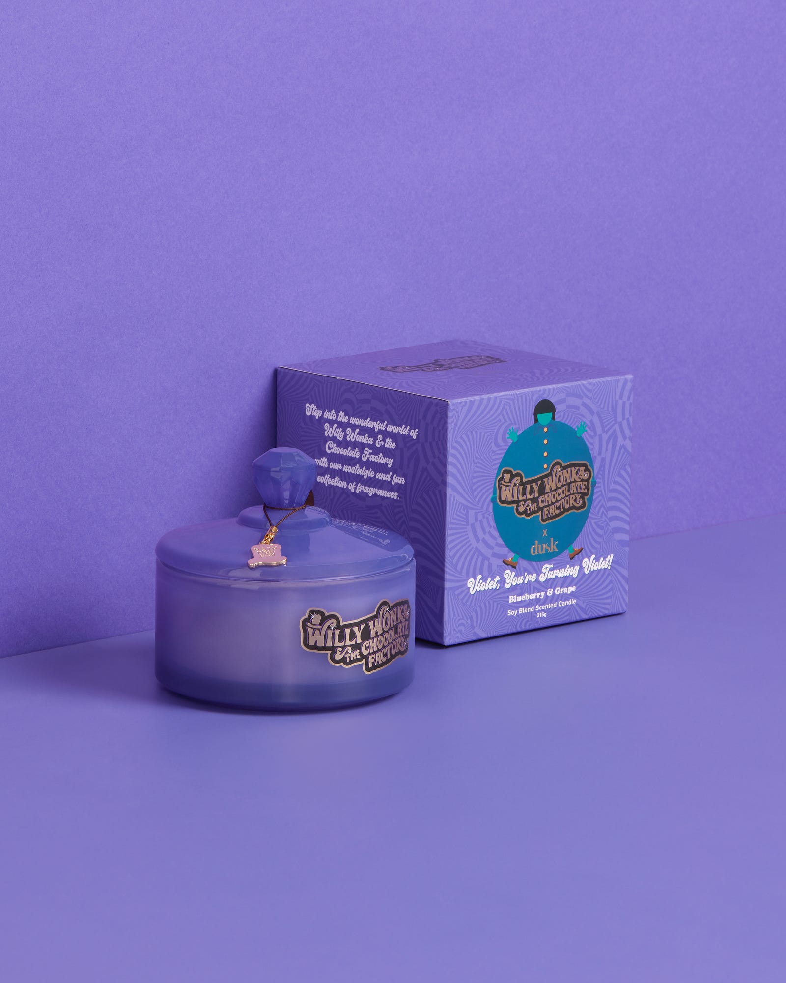 Violet, You're Turning Violet! Soy Blend Scented Candle 215g