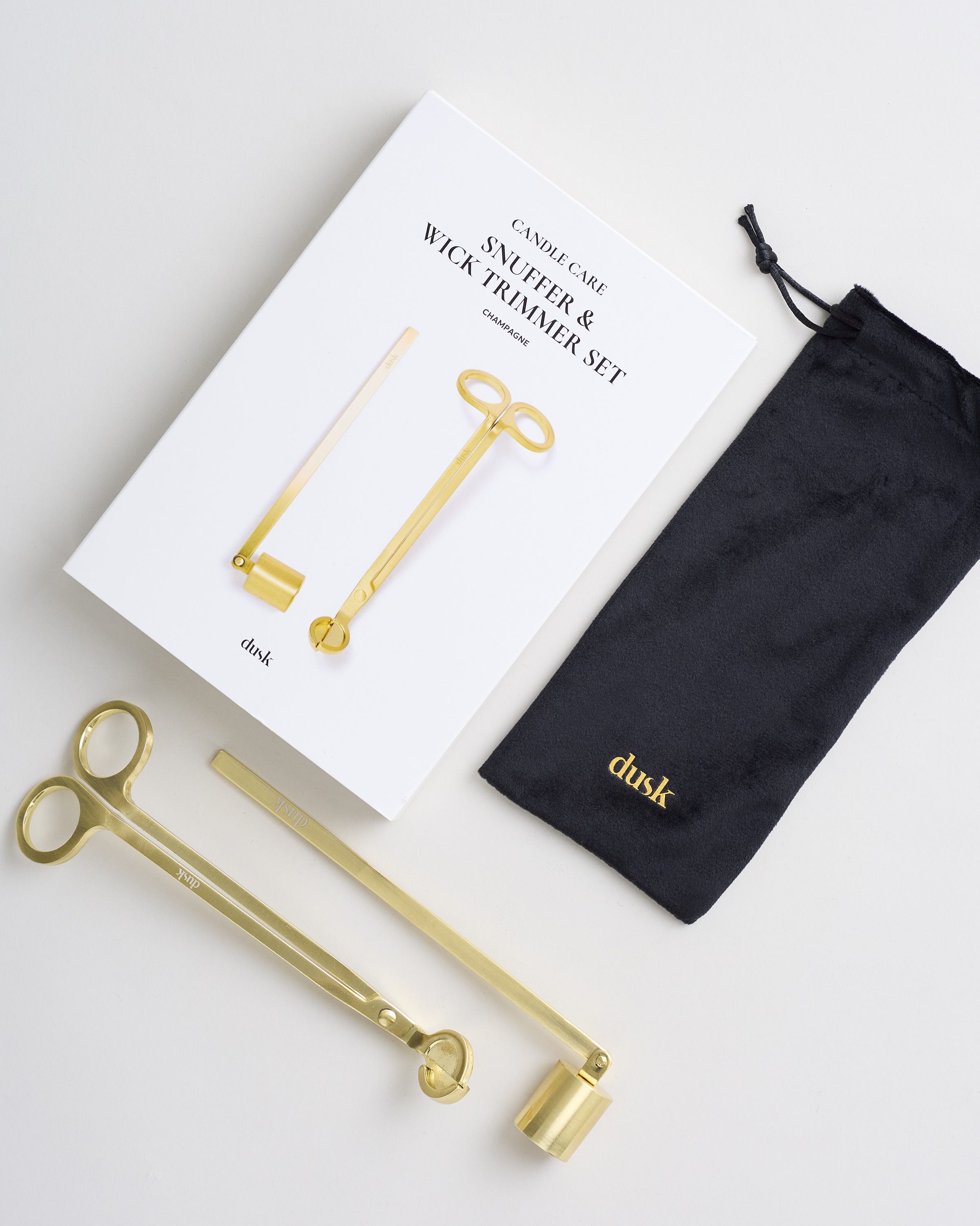 Candle Snuffer & Wick Trimmer Champagne