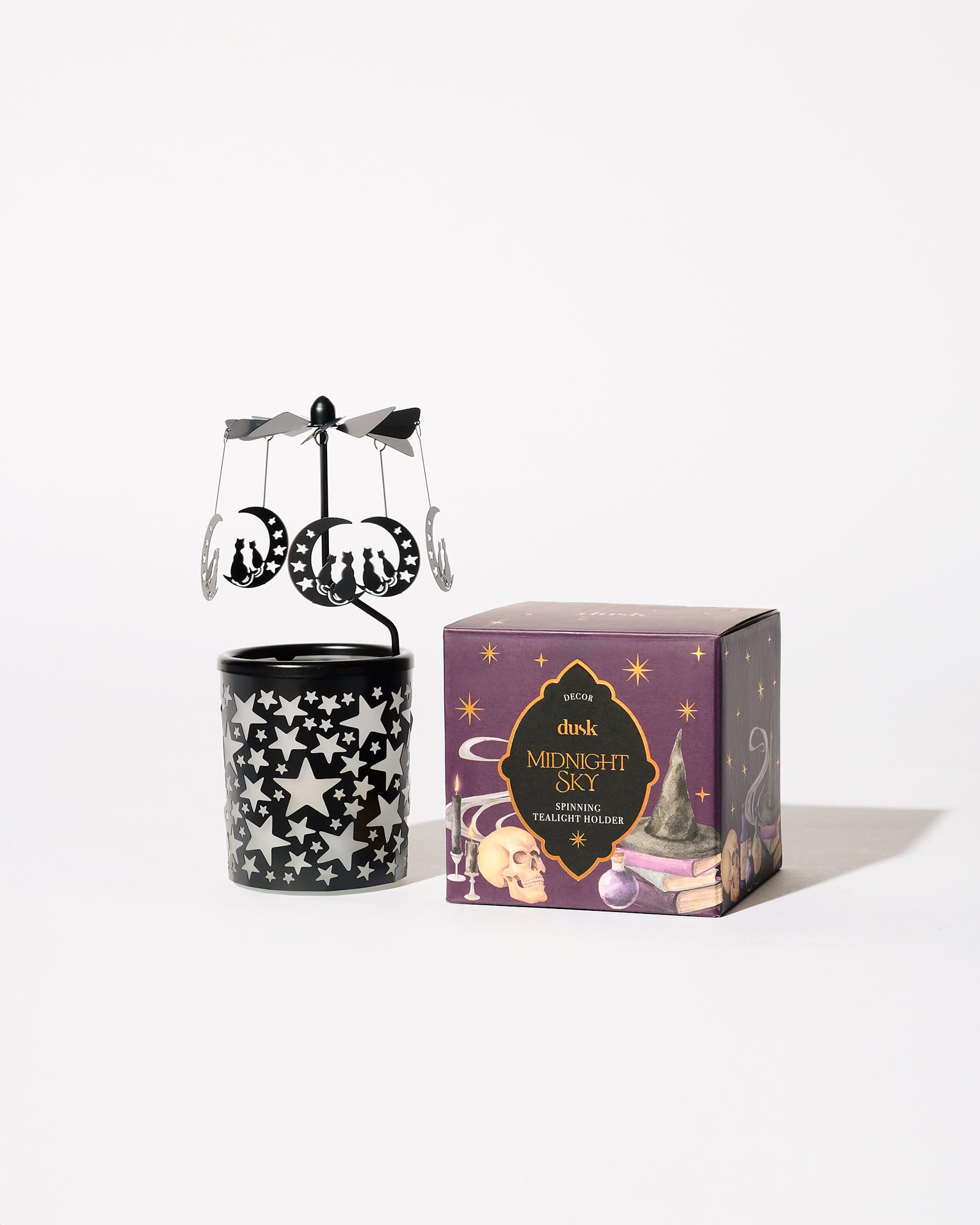 Midnight Sky Spinning Tealight Holder