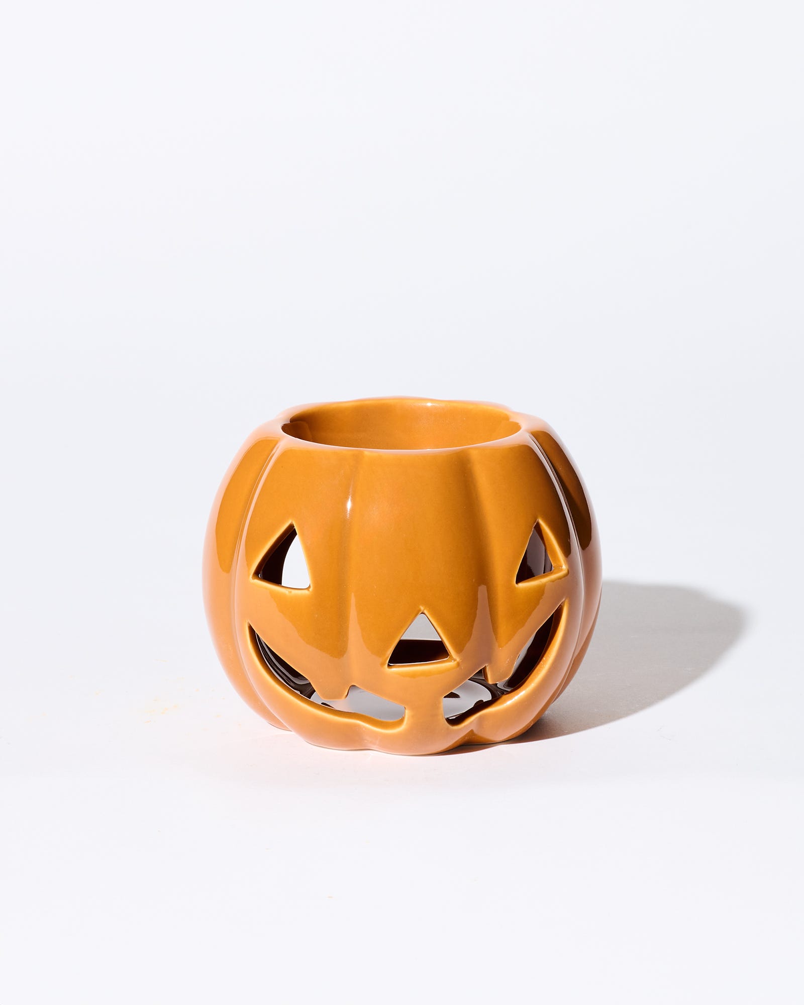Jack O'Lantern Pumpkin Ceramic Oil Burner