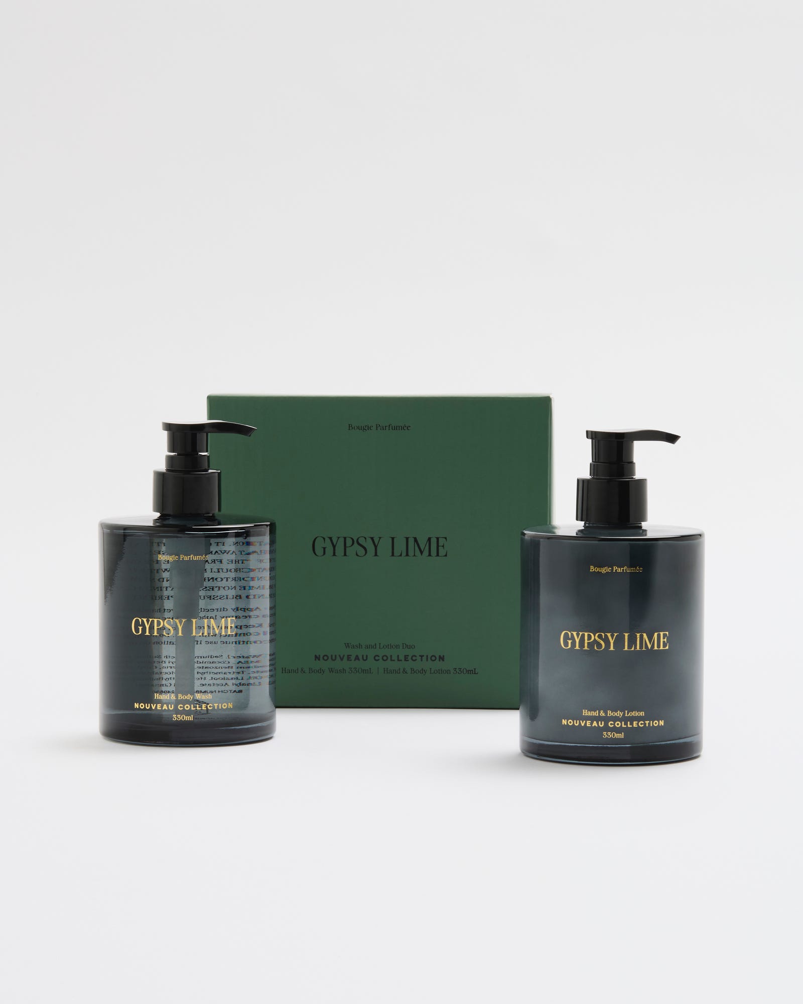 Gypsy Lime Gift Set - Hand Wash & Cream 330ml Nouveau