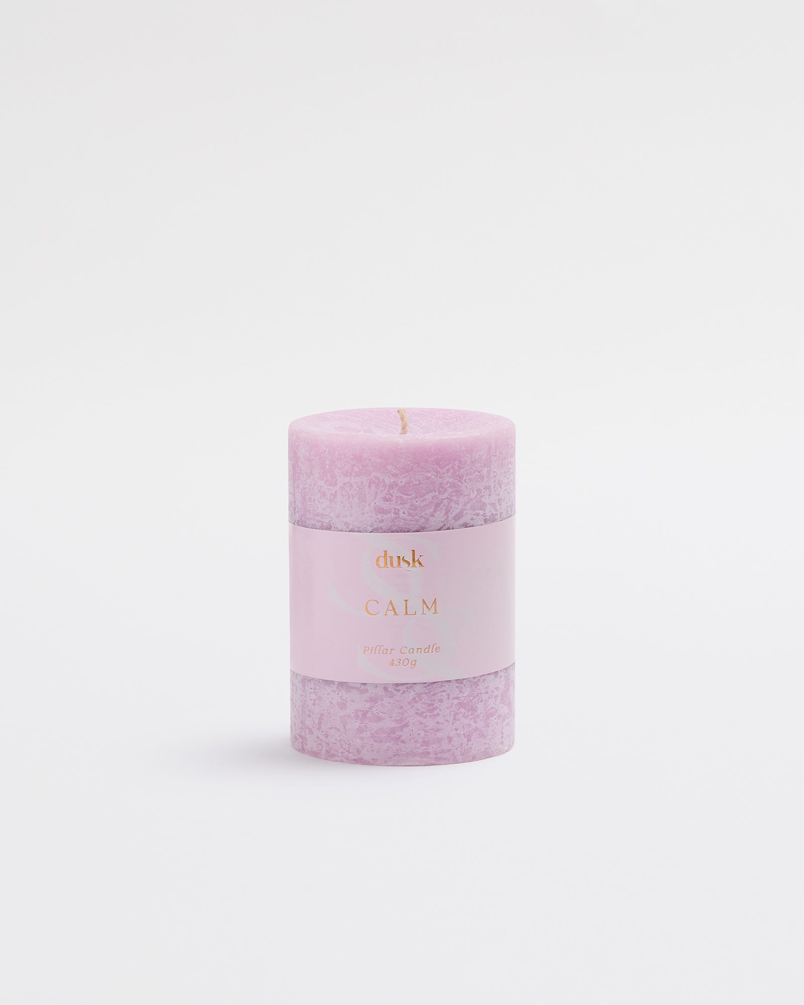 Lavender & Rose Calm Scented Pillar Candle