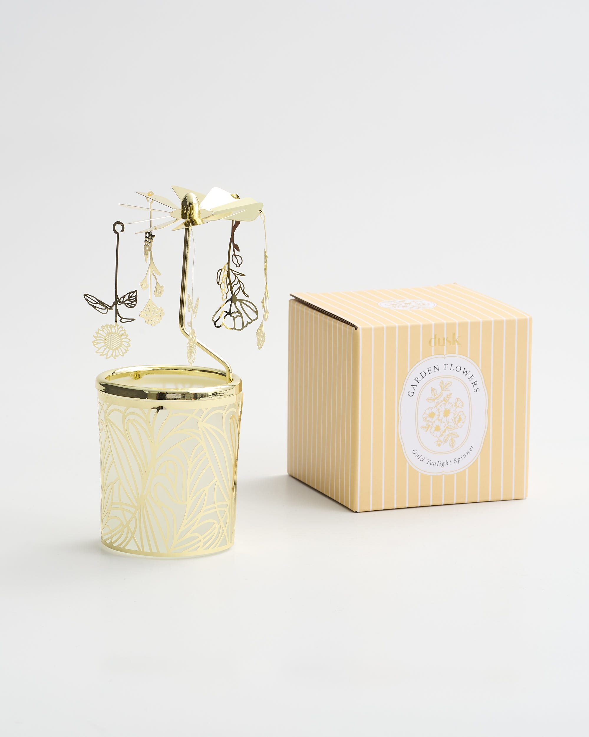 Tea Gardens Flower Spinner Gold