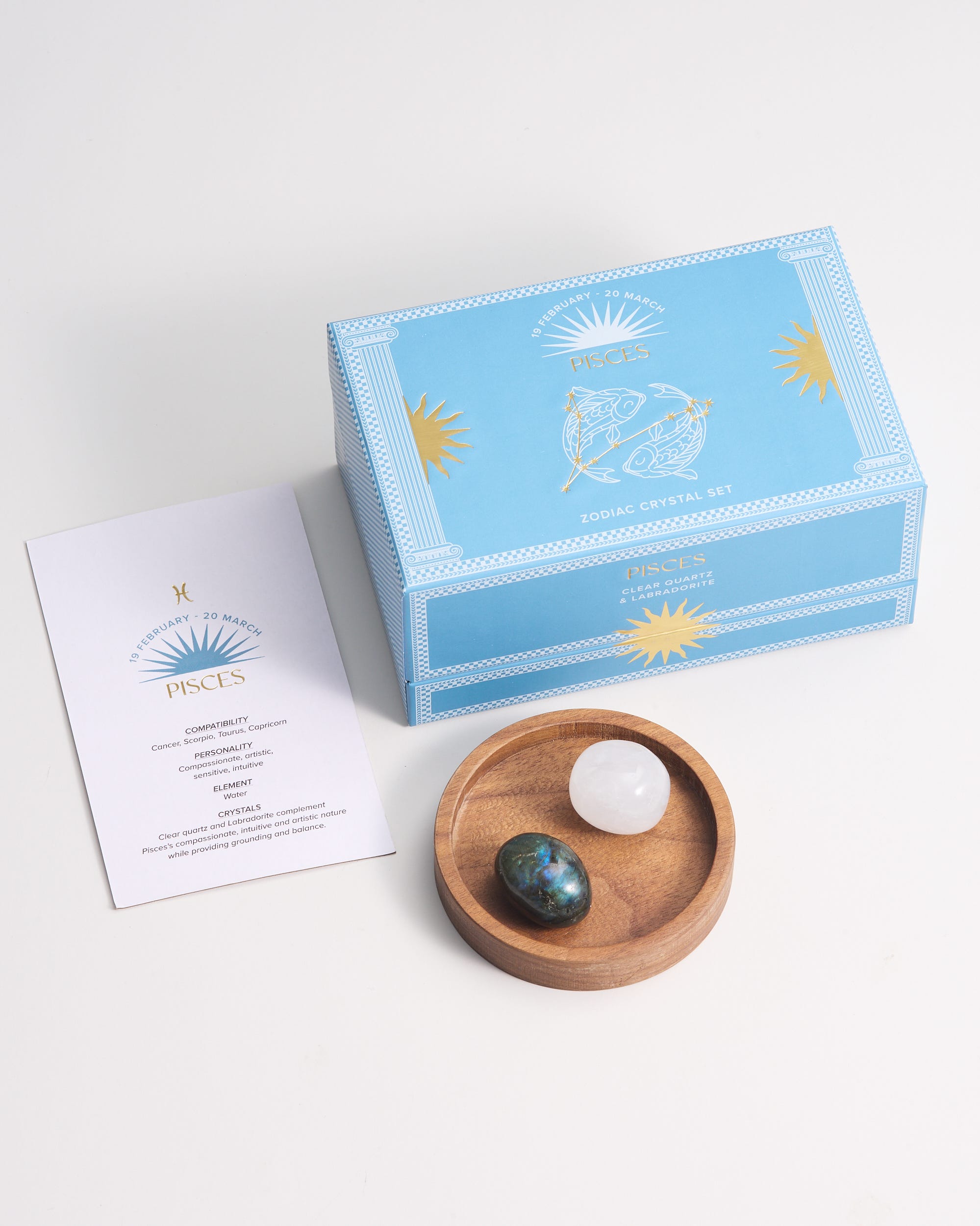 Pisces Zodiac Crystal Set