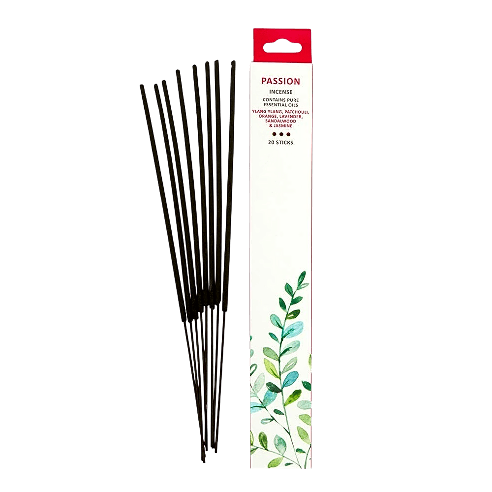 Passion Essential Oil Incense Sticks 20pk