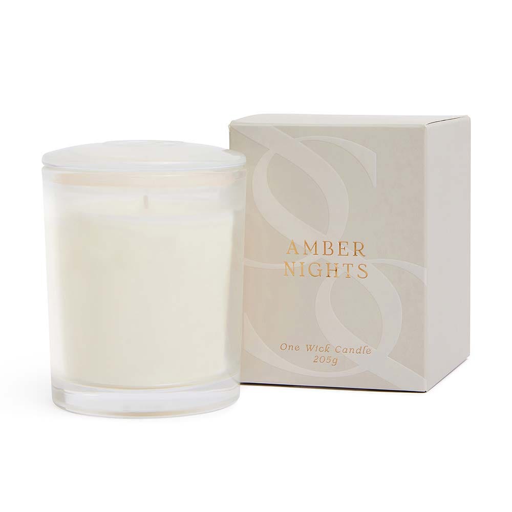 Patchouli & Vanilla Amber Nights 1 Wick Scented Candle