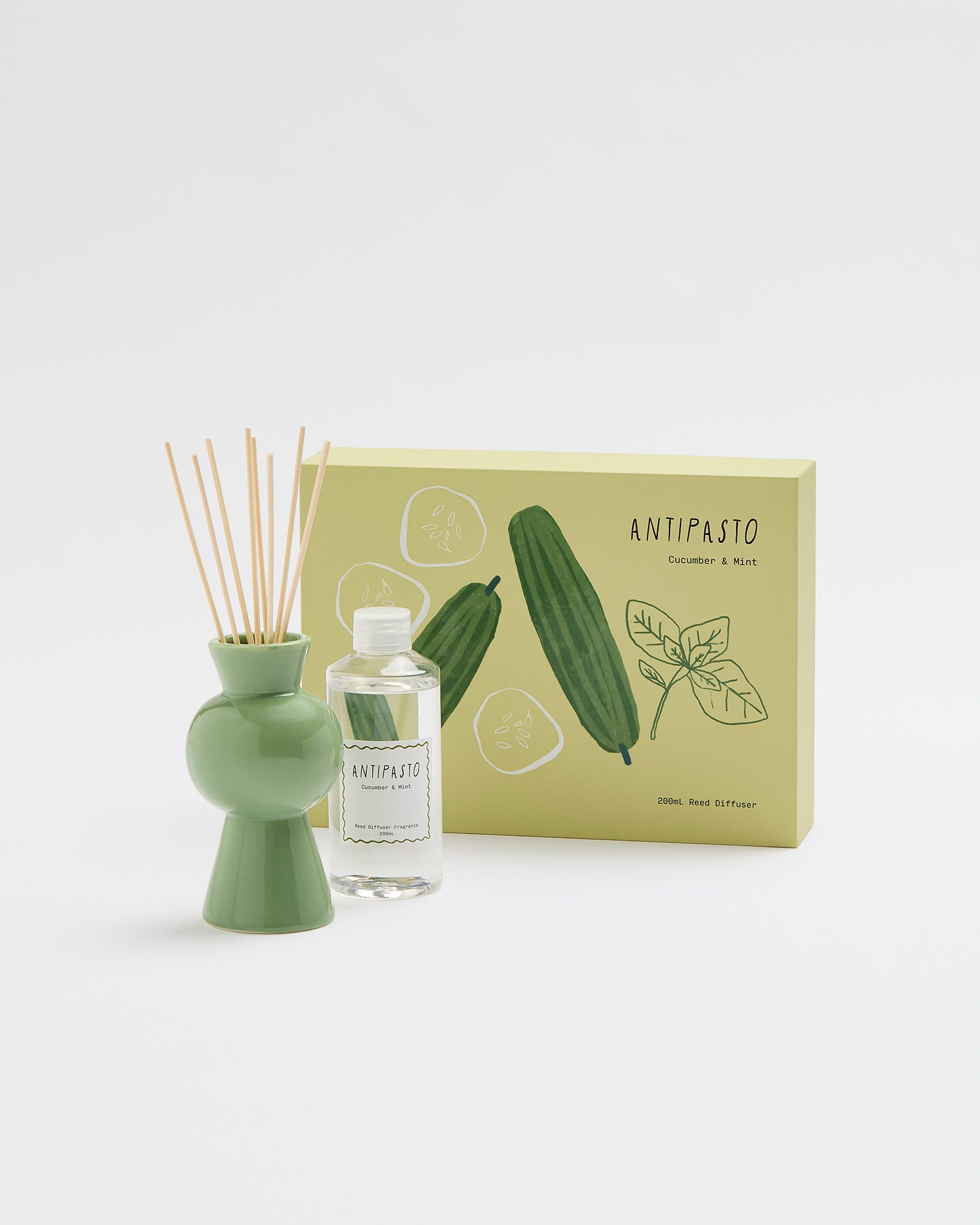 Antipasto Cucumber and Mint Reed Diffuser 200ml