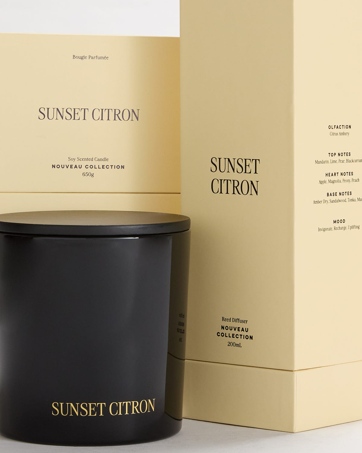 Sunset Citron 650g Candle
