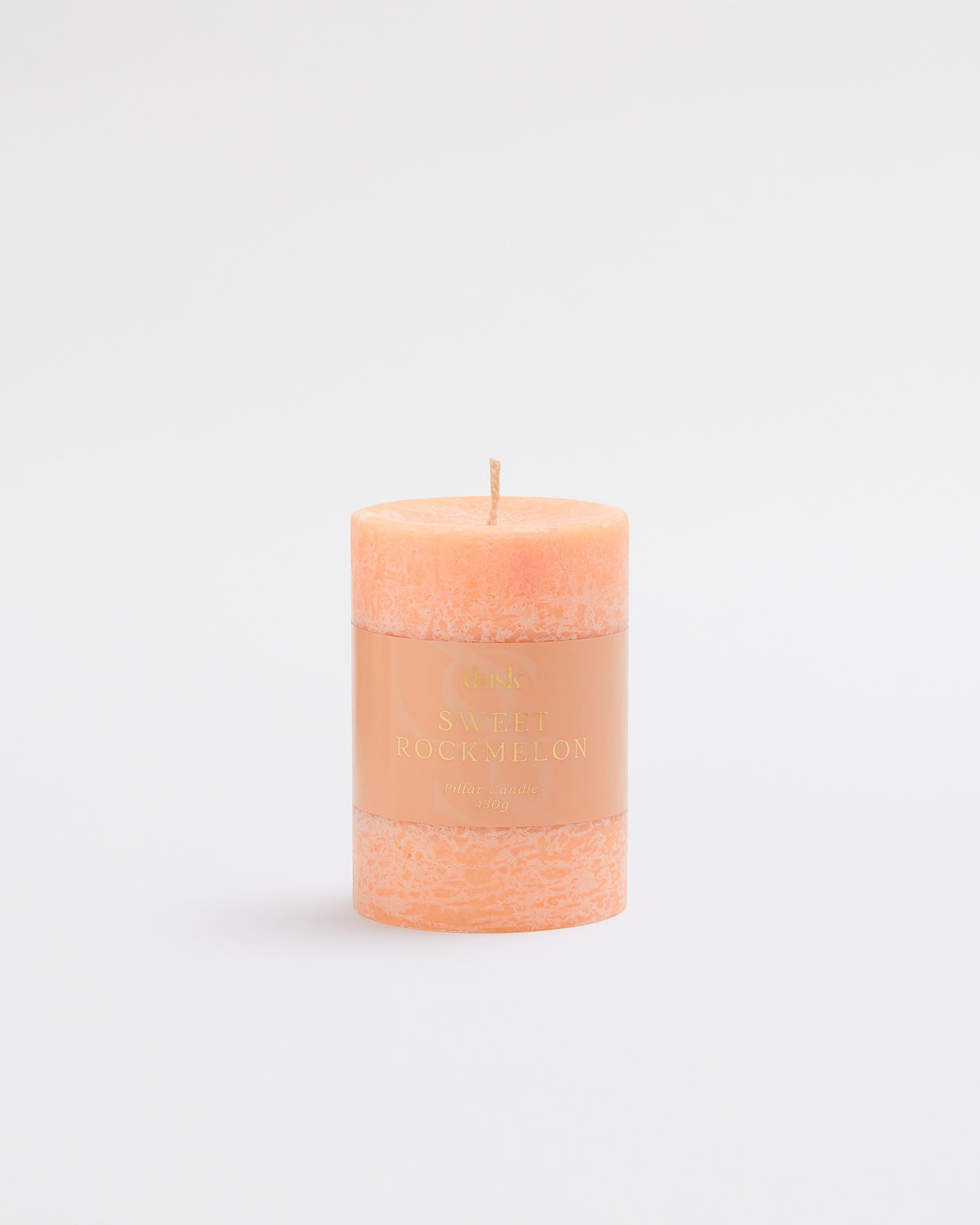 Sweet Rockmelon Scented Pillar Candle