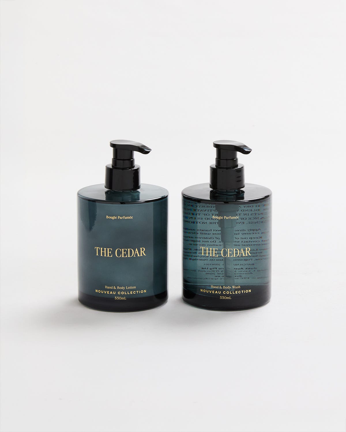 The Cedar Hand & Body Wash & Hand & Body Lotion Set 330mL