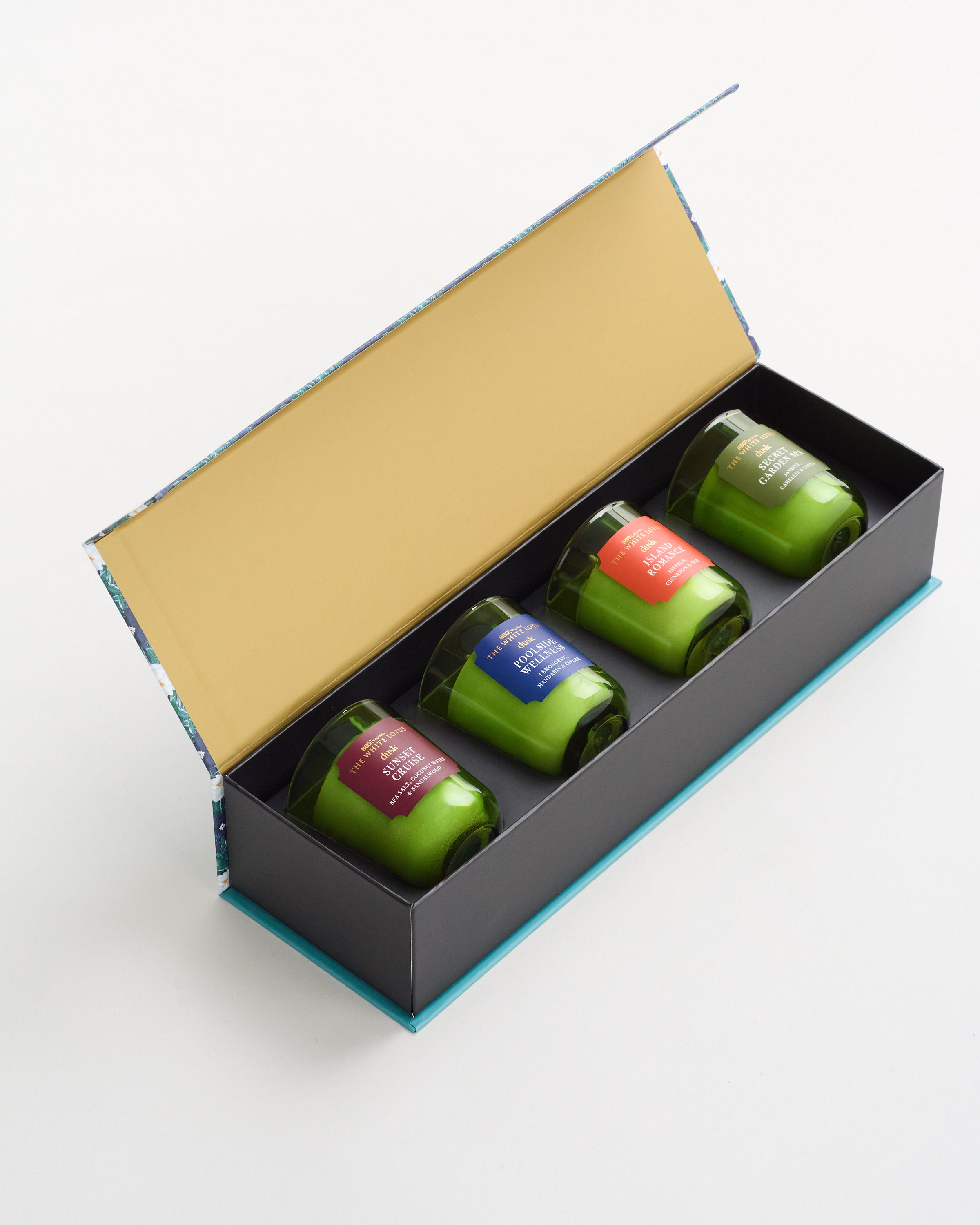 The White Lotus Discovery Set Candles 4pk