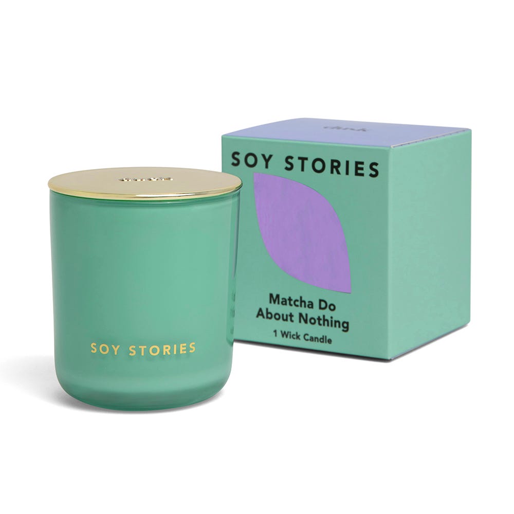 Matcha do About Nothing 1 Wick Soy Scented Candle