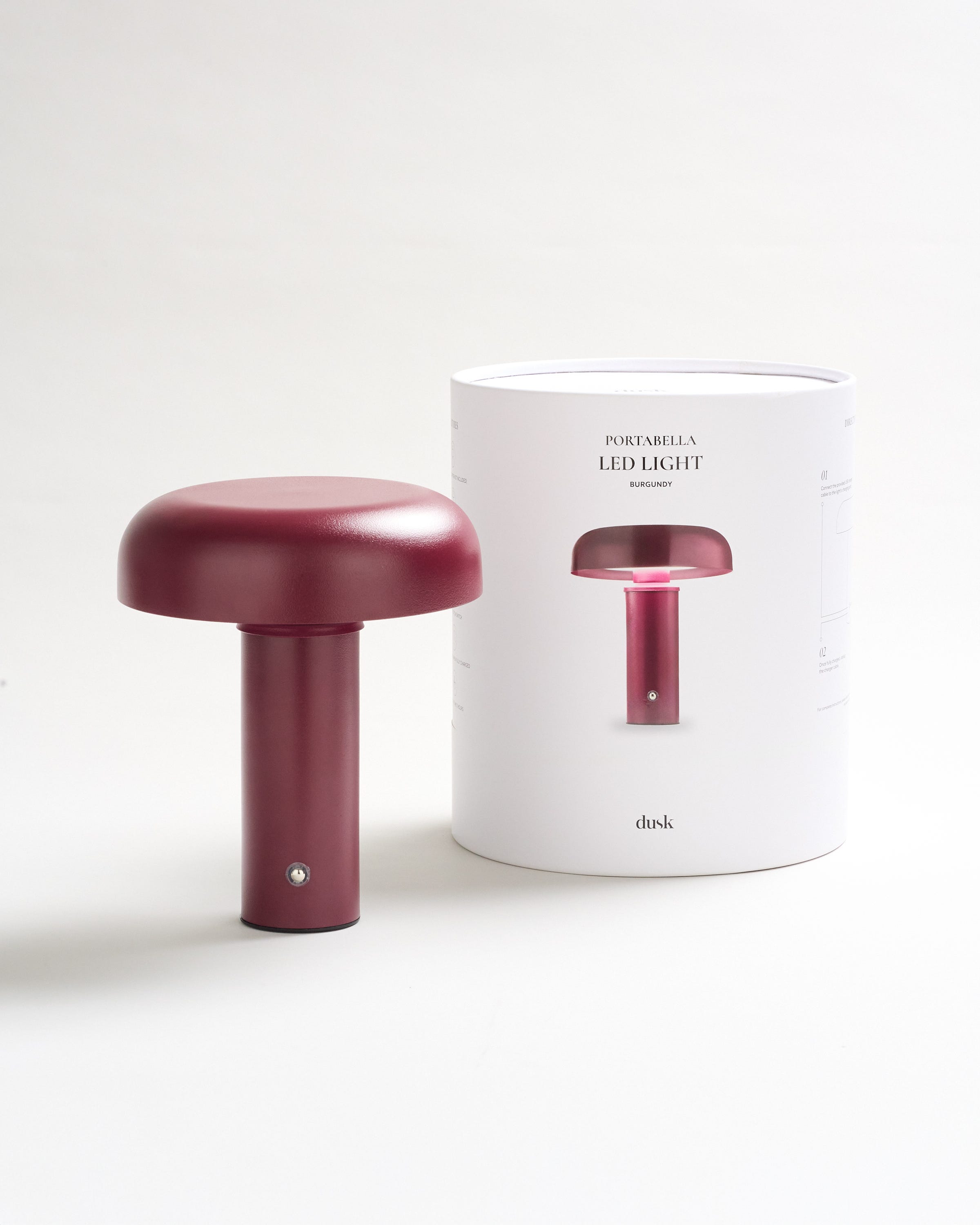 Portabella LED Light Burgundy